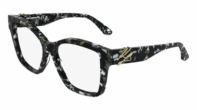 Donna KL6215 016 Montature da vista Acetato Nero Squadrata Normale