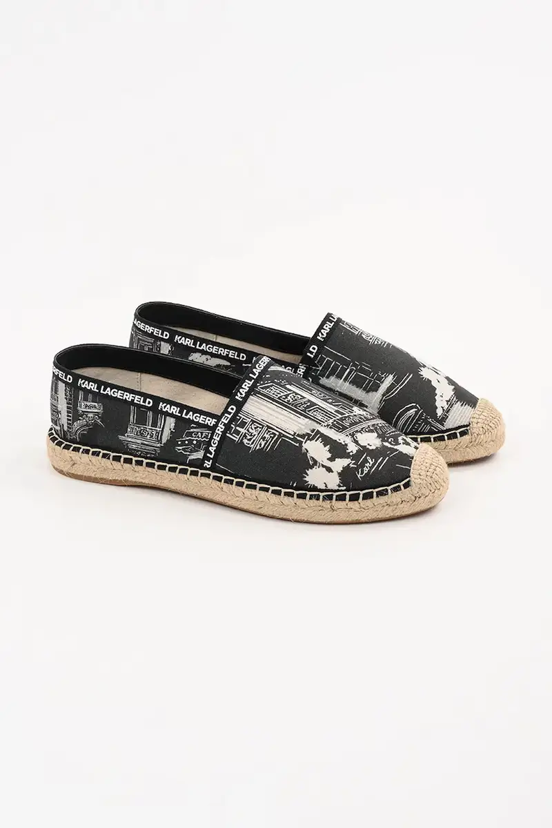 espadrillas KAMINI colore nero KL80125A miniatura 2
