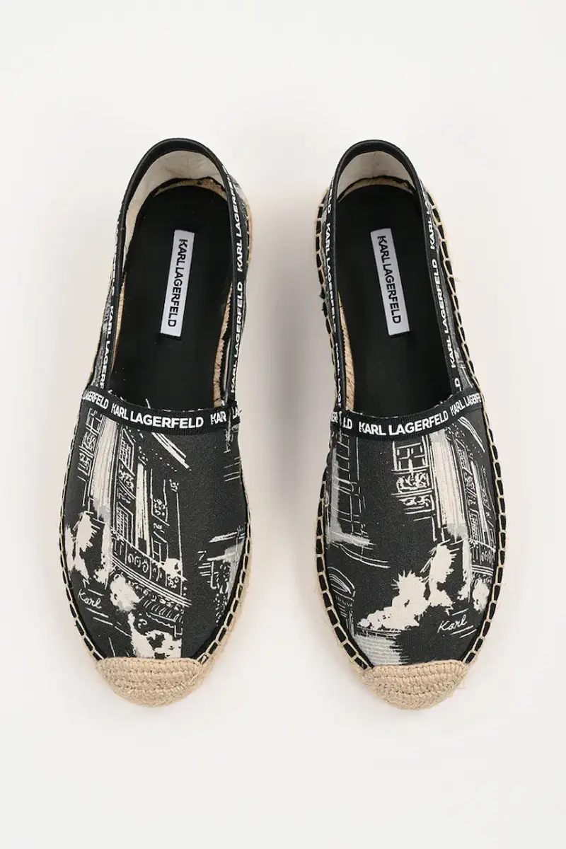 espadrillas KAMINI colore nero KL80125A miniatura 4