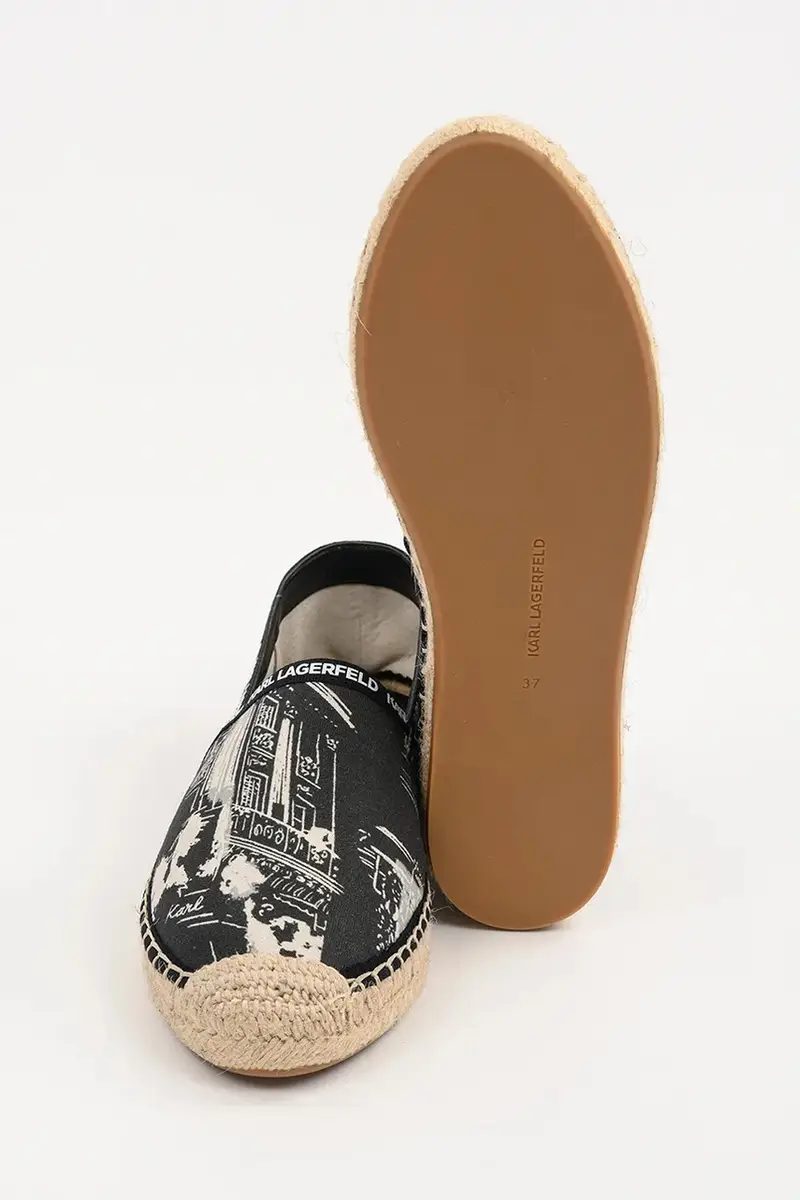espadrillas KAMINI colore nero KL80125A miniatura 5