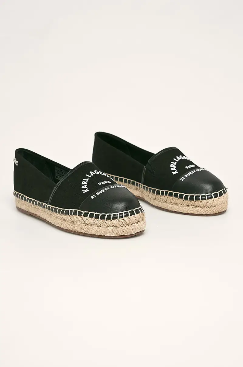 Karl Lagerfeld Espadrillas Nero 2886632 miniatura 2