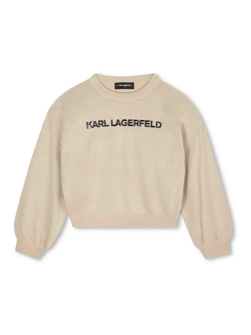 Felpa Con Logo Giallo