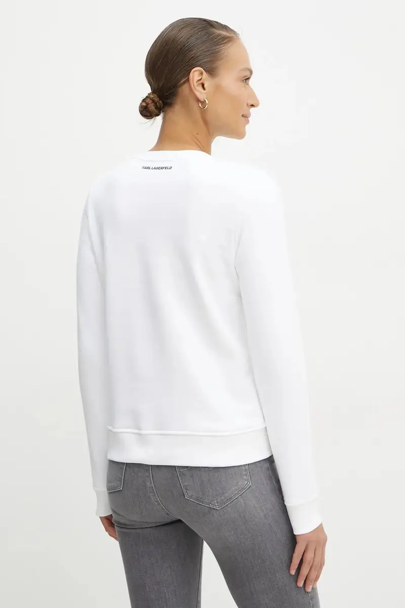 felpa donna colore bianco A1W20038 miniatura 3