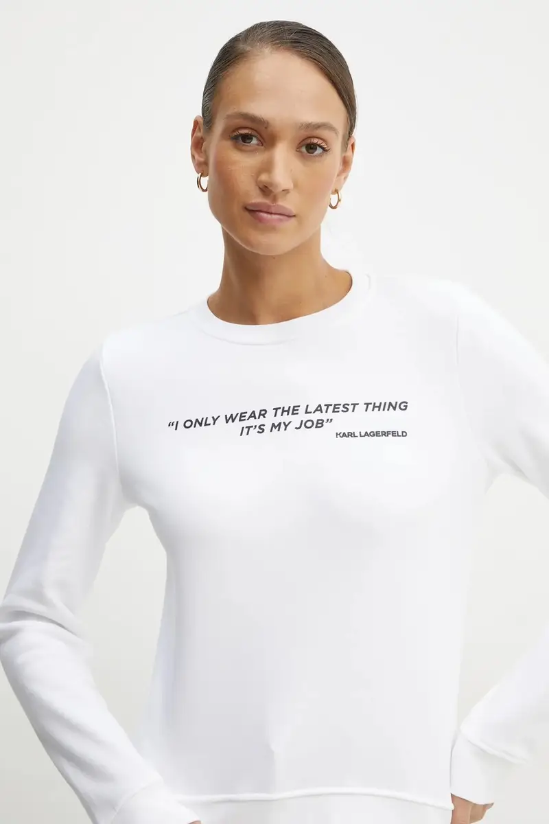 felpa donna colore bianco A1W20038 miniatura 4