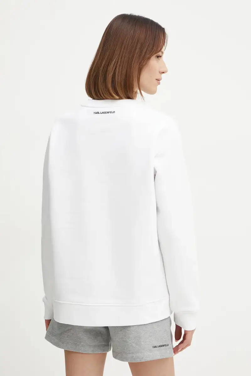 felpa donna colore bianco A1W20076 miniatura 3