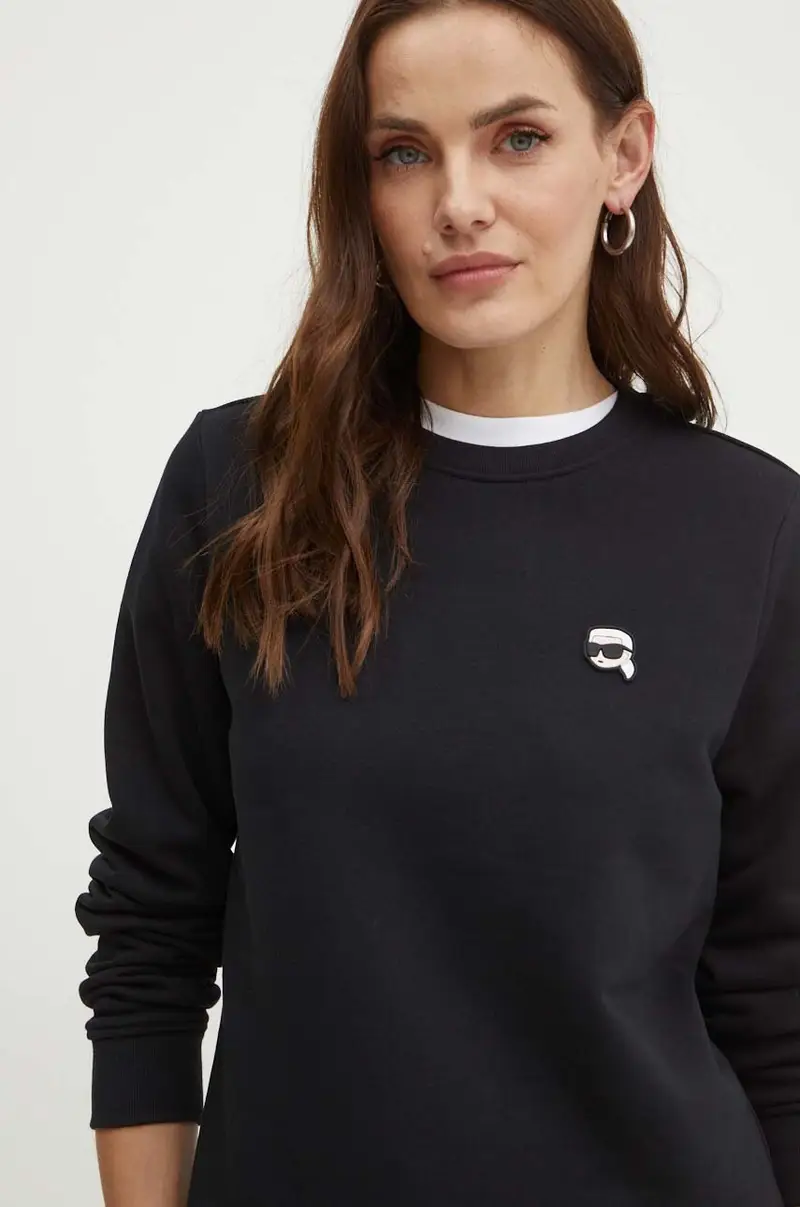 felpa donna colore nero 245W1810 miniatura 4