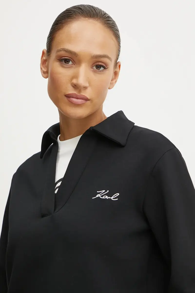 felpa donna colore nero A1W20042 miniatura 4