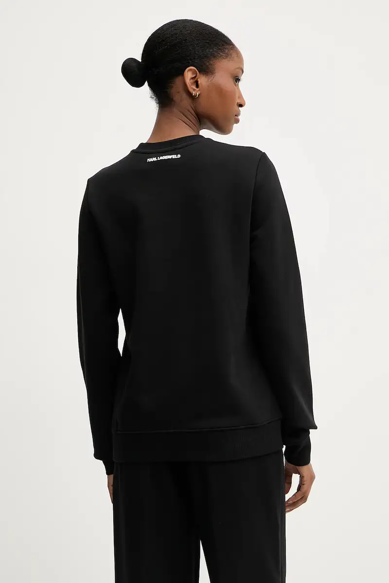 felpa donna colore nero A3W20066 miniatura 3