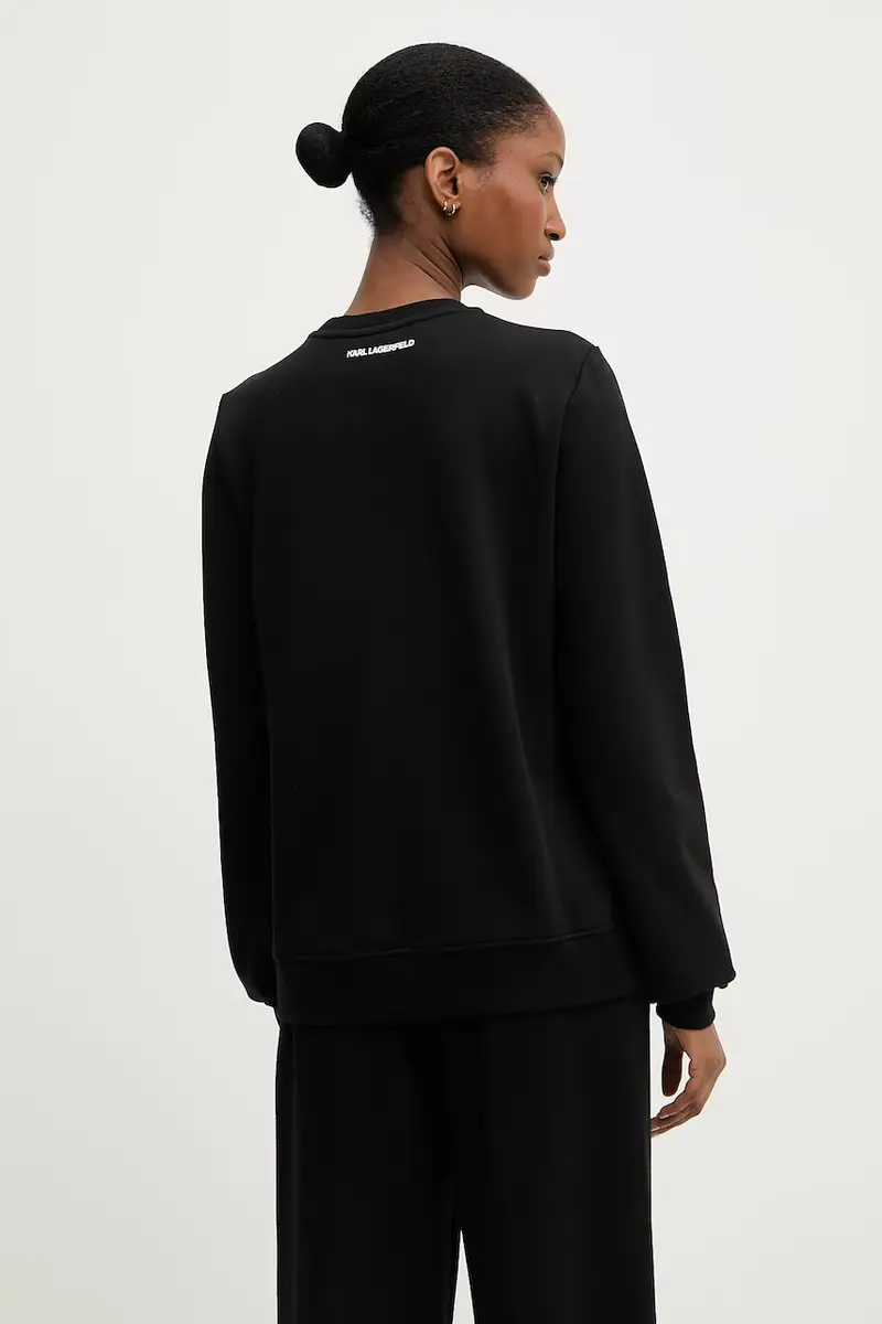 felpa donna colore nero A3W20069 miniatura 3