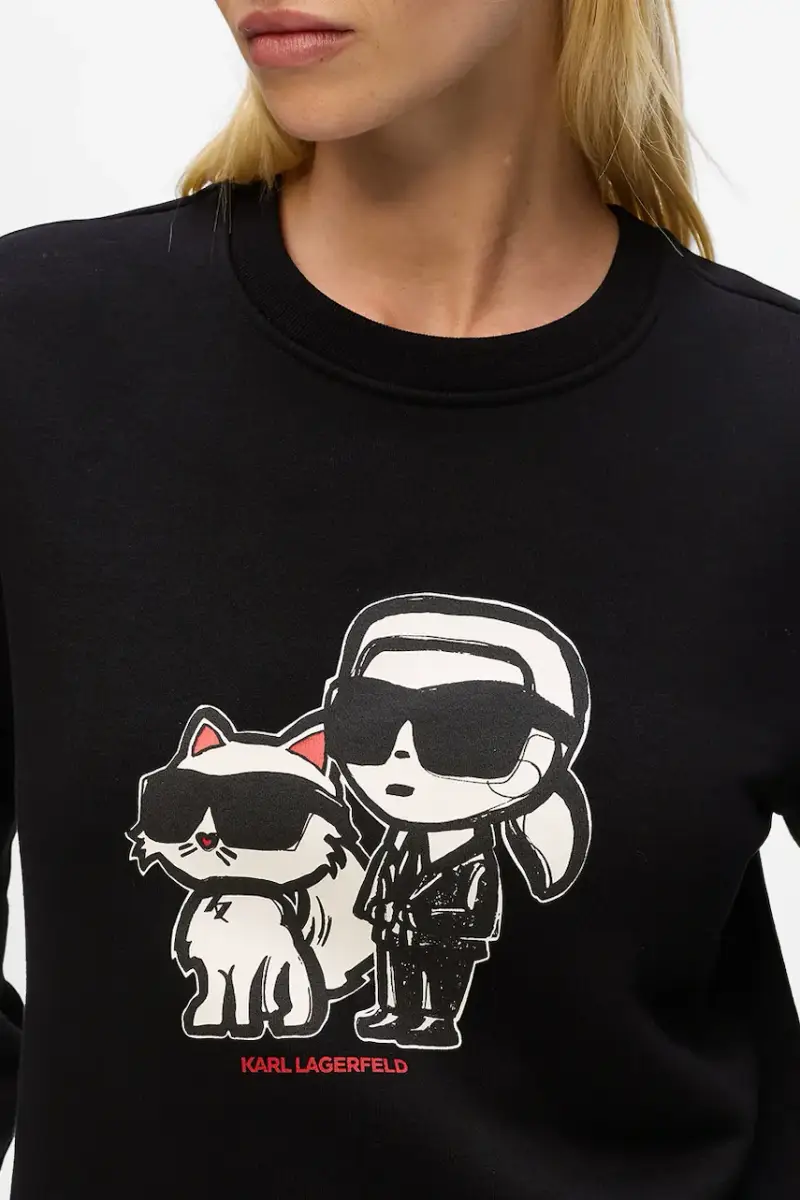 felpa donna colore nero A4W20045 miniatura 3