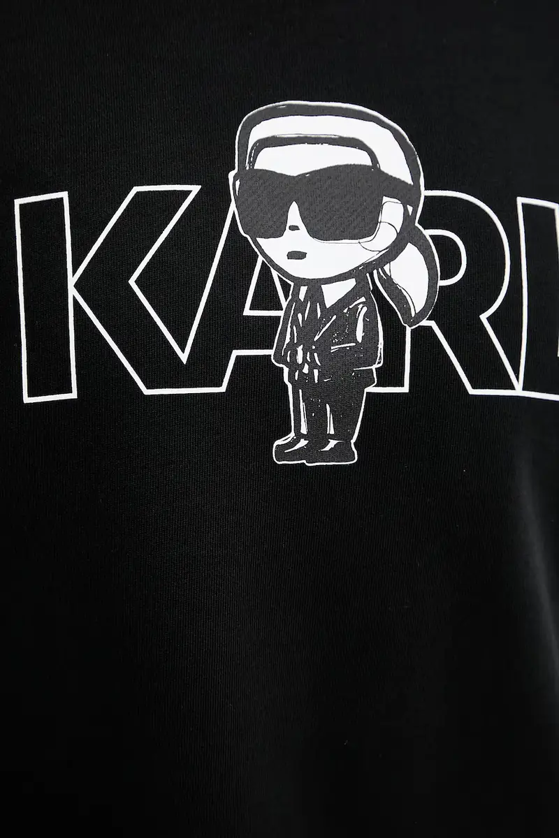 felpa in cotone donna colore nero A3W20056 miniatura 5