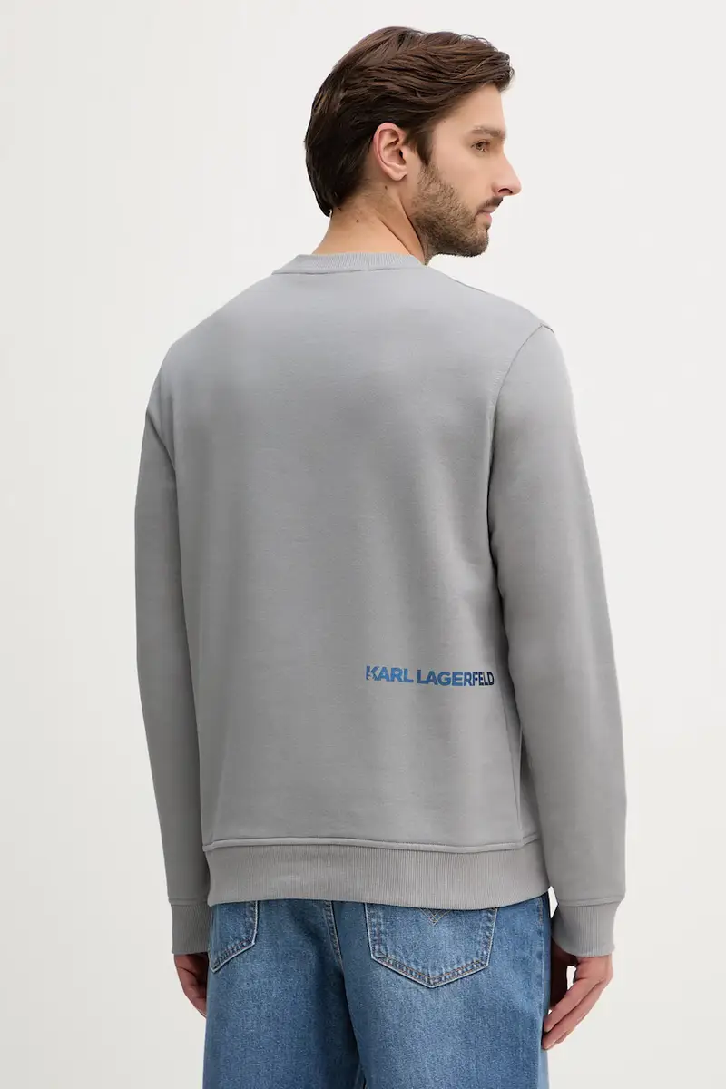 felpa in cotone uomo colore grigio 554917.705405 miniatura 3