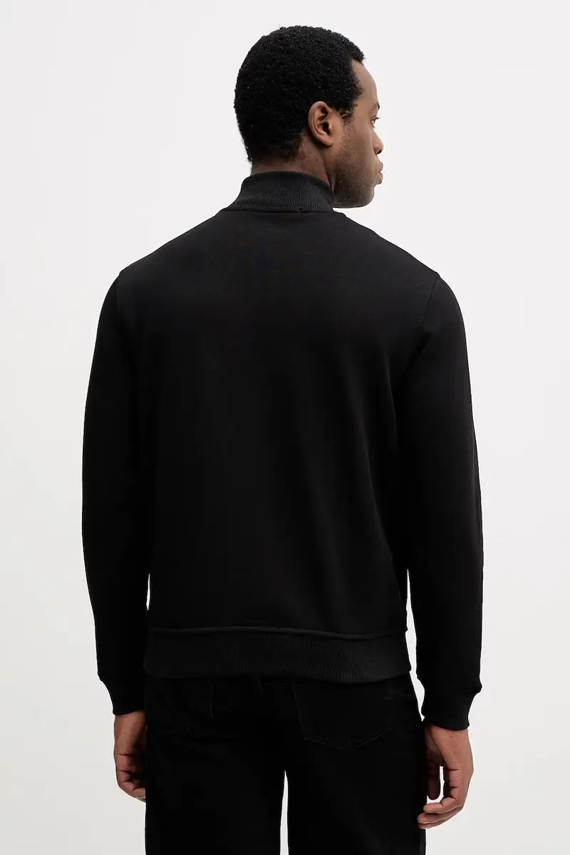 felpa in cotone uomo colore nero 554917.705400 miniatura 3