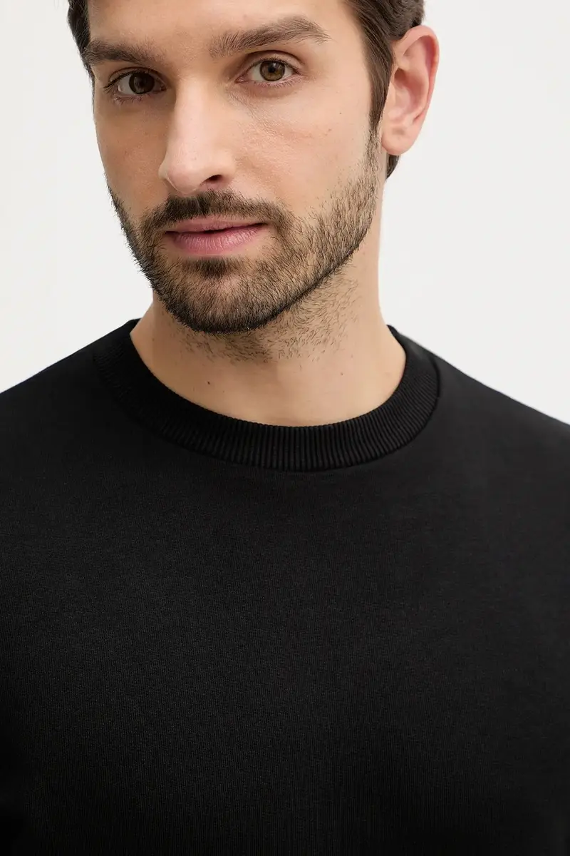 felpa in cotone uomo colore nero 554917.705403 miniatura 4