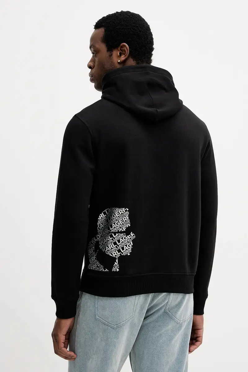 felpa in cotone uomo colore nero con cappuccio 554917.705404 miniatura 3