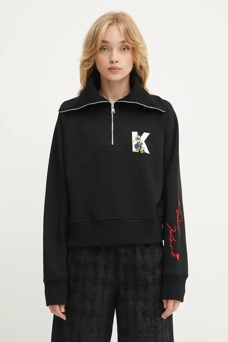 felpa KL X DISNEY donna colore nero A3W20063