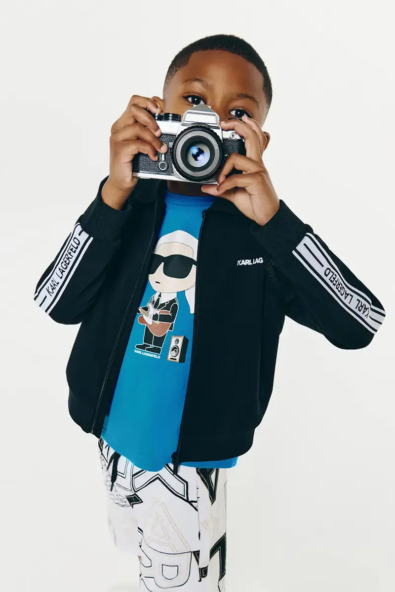 felpa per bambini colore nero Z30434