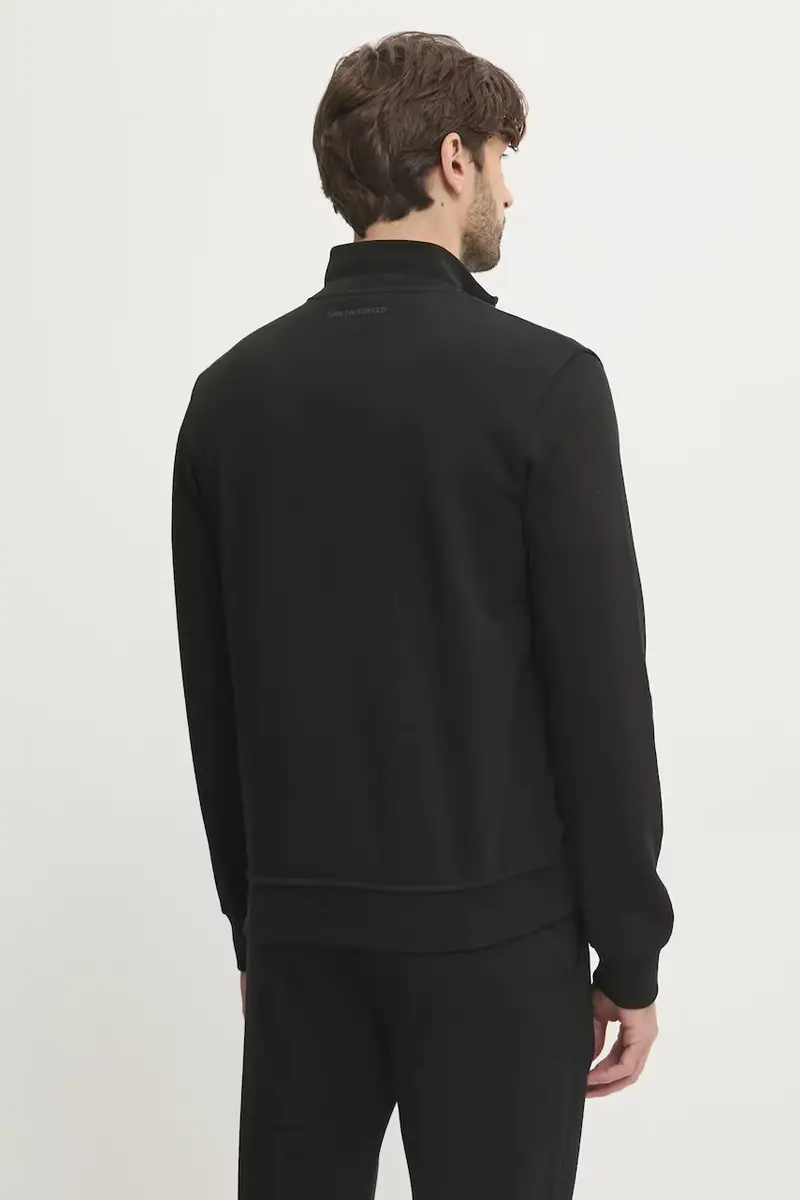 felpa uomo colore nero con applicazione 500900.705712 miniatura 3