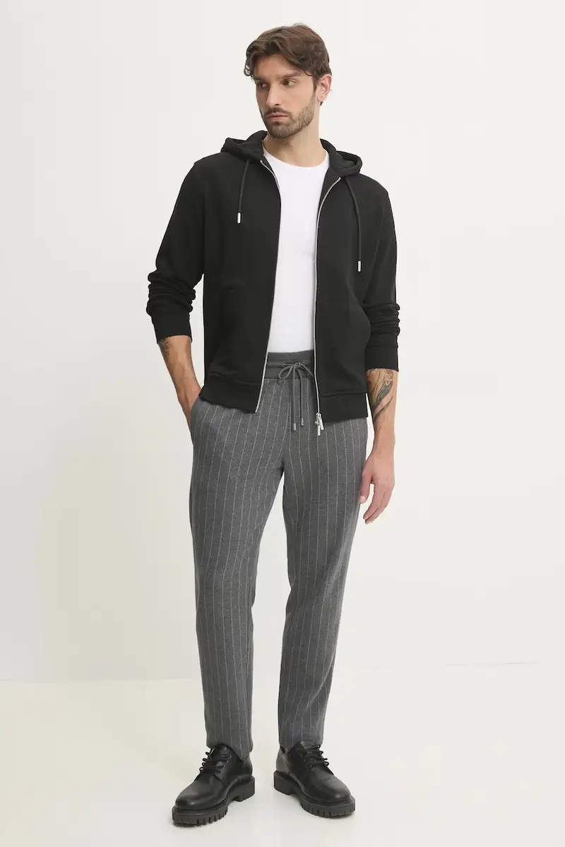 felpa uomo colore nero con cappuccio 500900.705751 miniatura 2