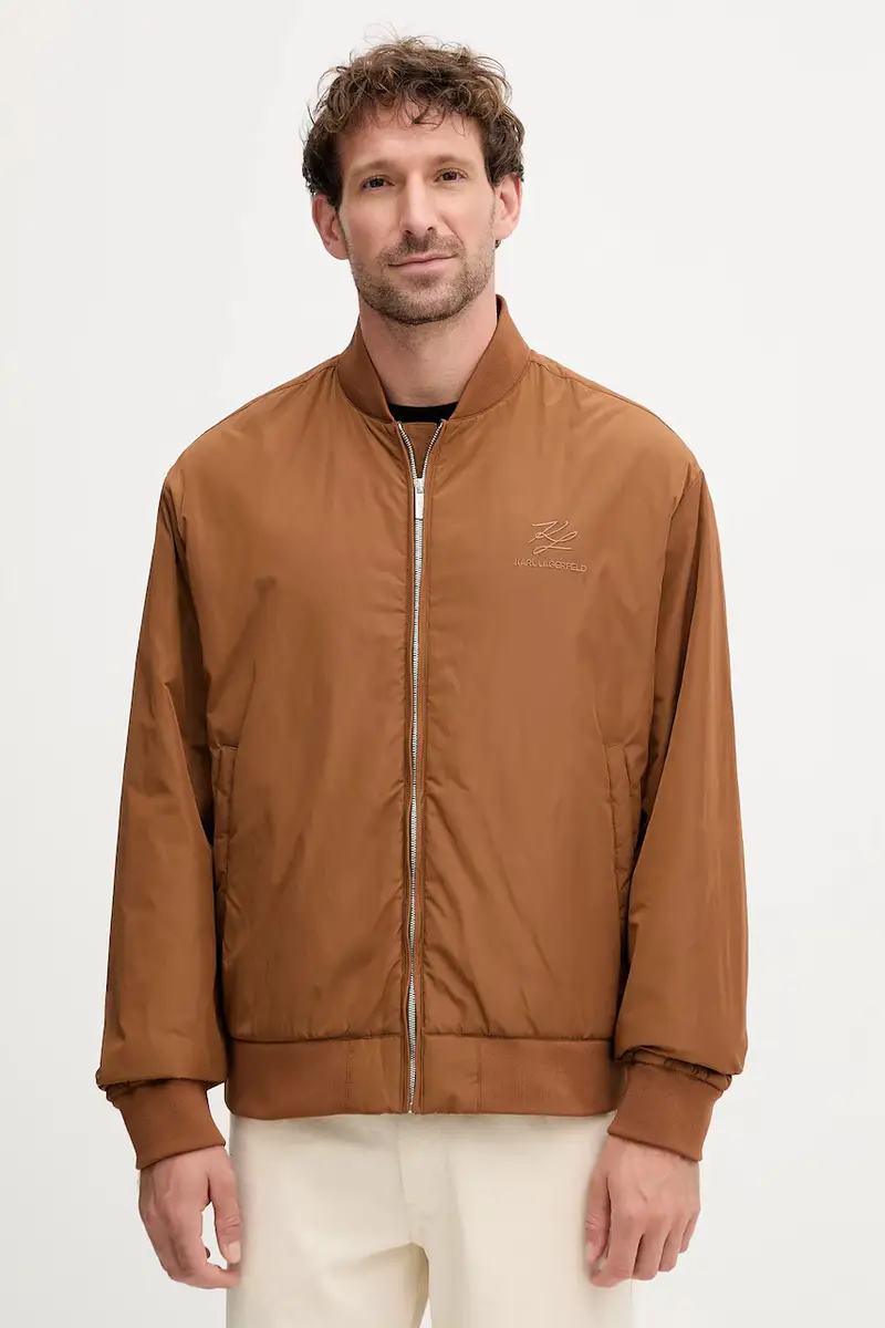 giacca bomber colore marrone 553590.505710 miniatura 2