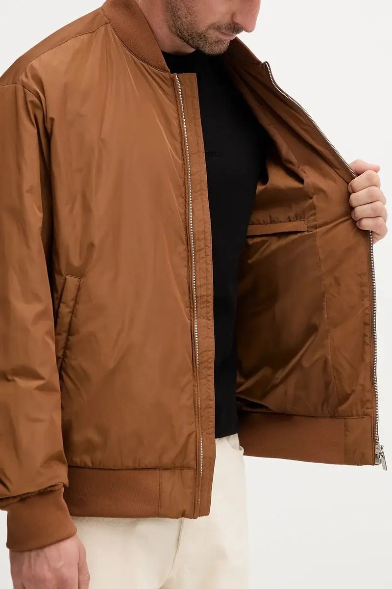 giacca bomber colore marrone 553590.505710 miniatura 5