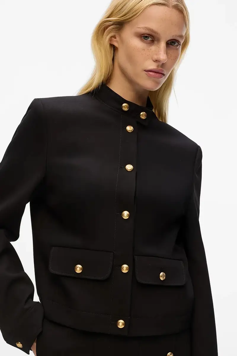 giacca colore nero A4W14034 miniatura 3