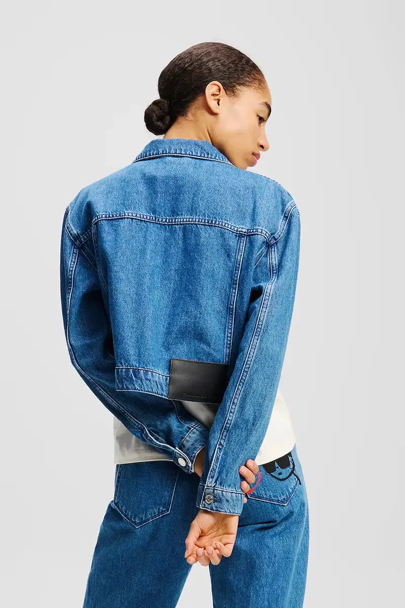 giacca di jeans colore blu A2W14041 miniatura 2