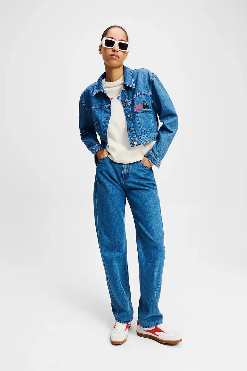 giacca di jeans colore blu A2W14041 miniatura 4