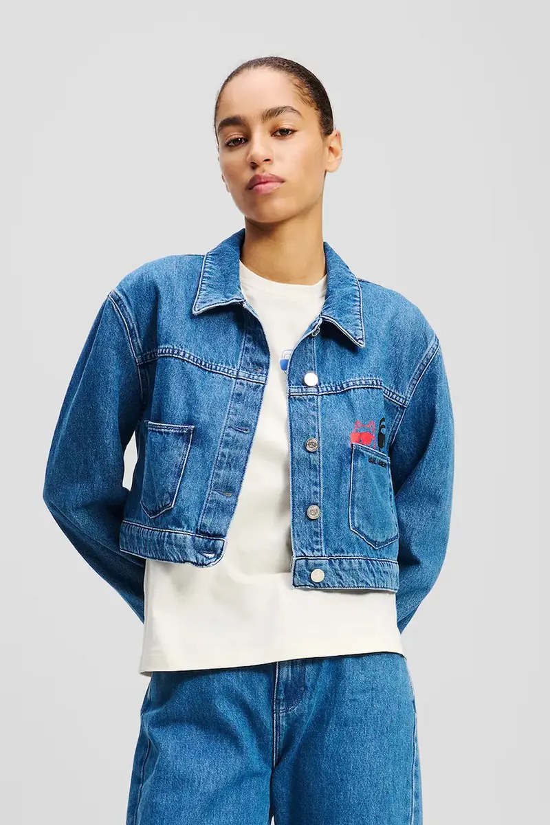 giacca di jeans colore blu A2W14041