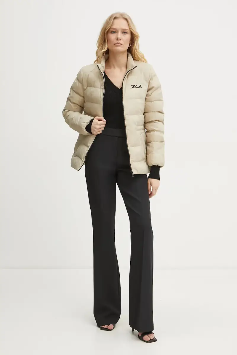 giacca donna colore beige 246W1513 miniatura 2