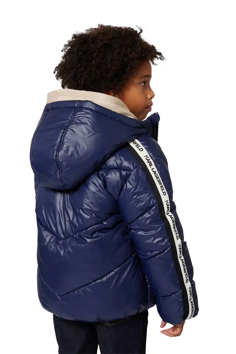 giacca per bambini colore blu navy Z31040 miniatura 5