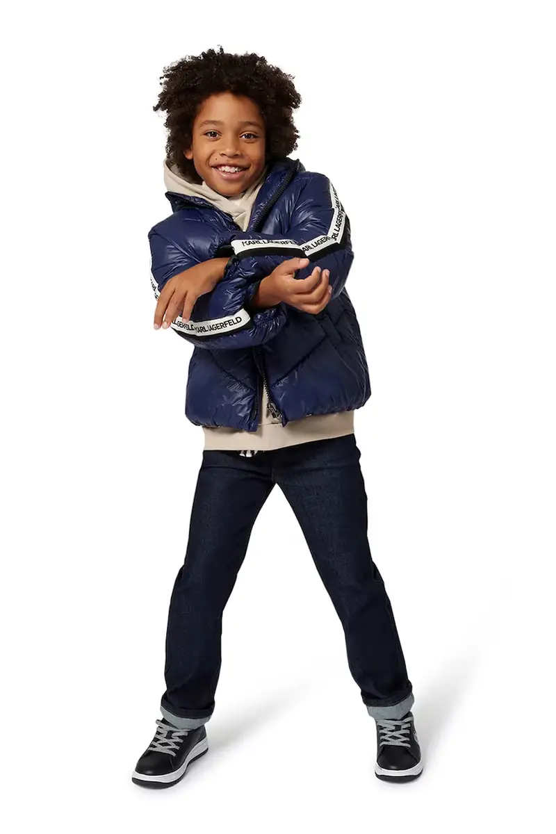 giacca per bambini colore blu navy Z31040