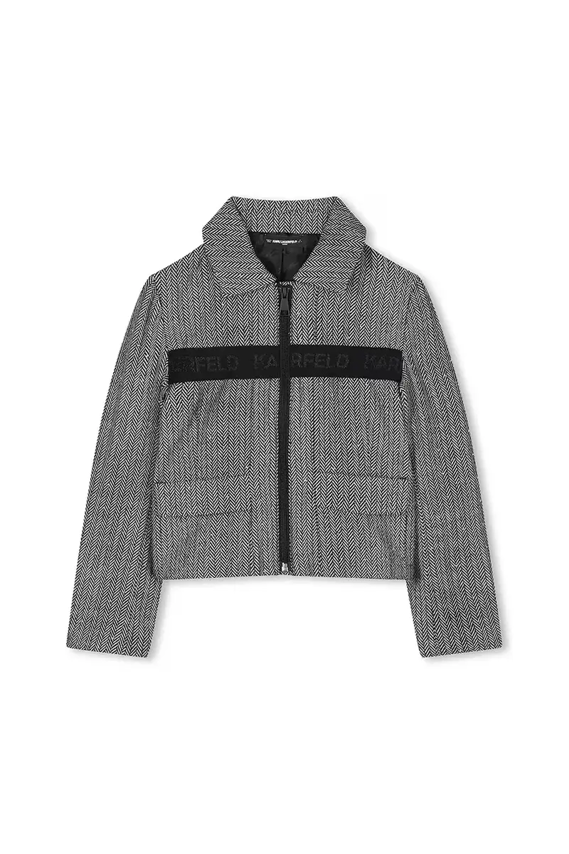 giacca per bambini colore grigio Z30600 miniatura 2