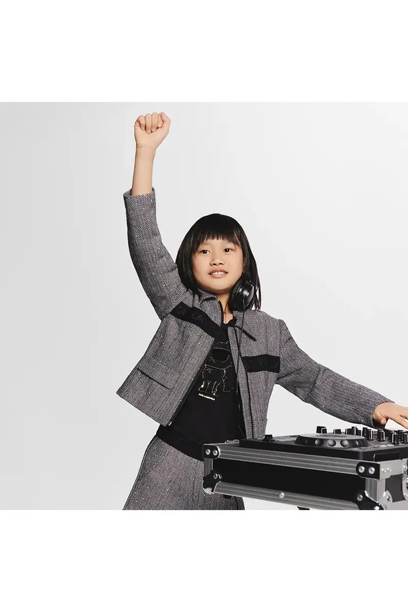 giacca per bambini colore grigio Z30600 miniatura 5