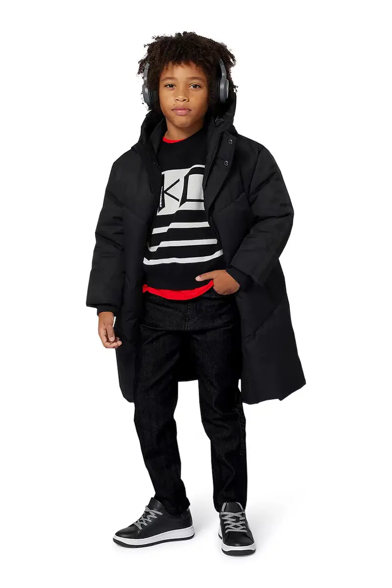 giacca per bambini colore nero Z30631