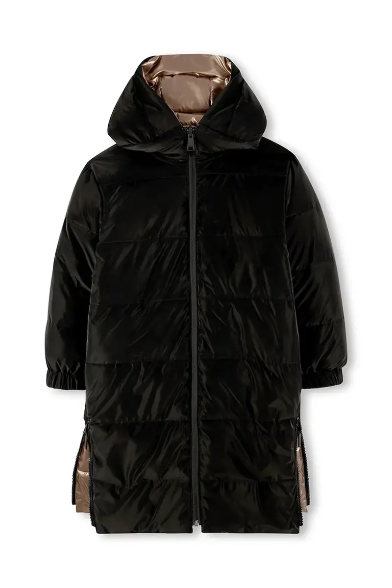 giacca reversibile per bambini colore oro Z30603 miniatura 4