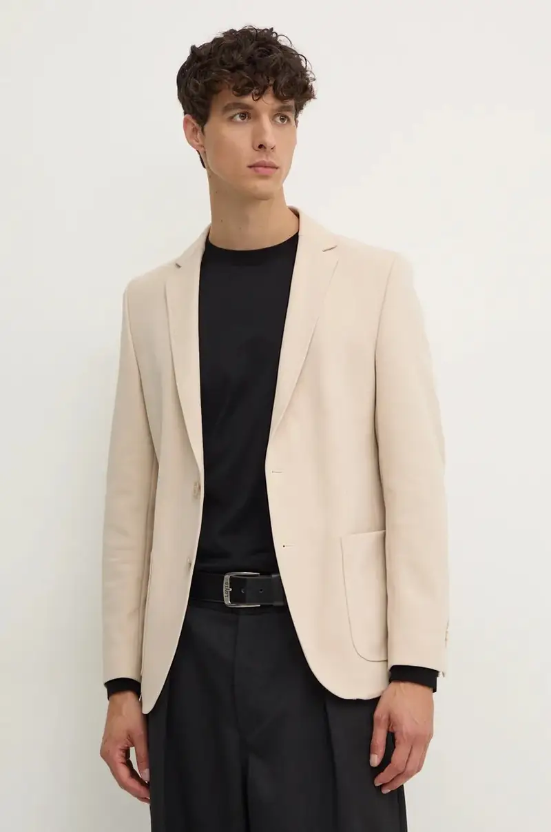 giacca uomo colore beige 544035.155384 miniatura 2