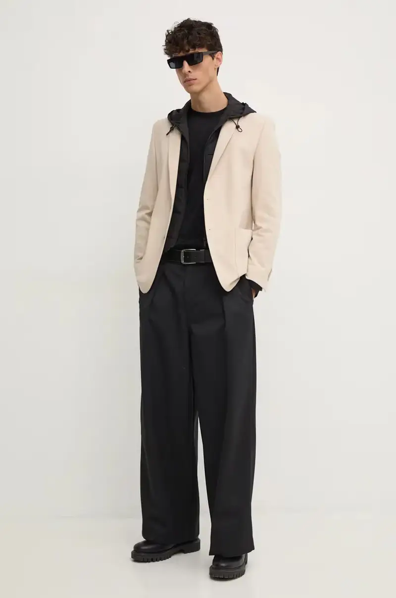 giacca uomo colore beige 544035.155384 miniatura 3