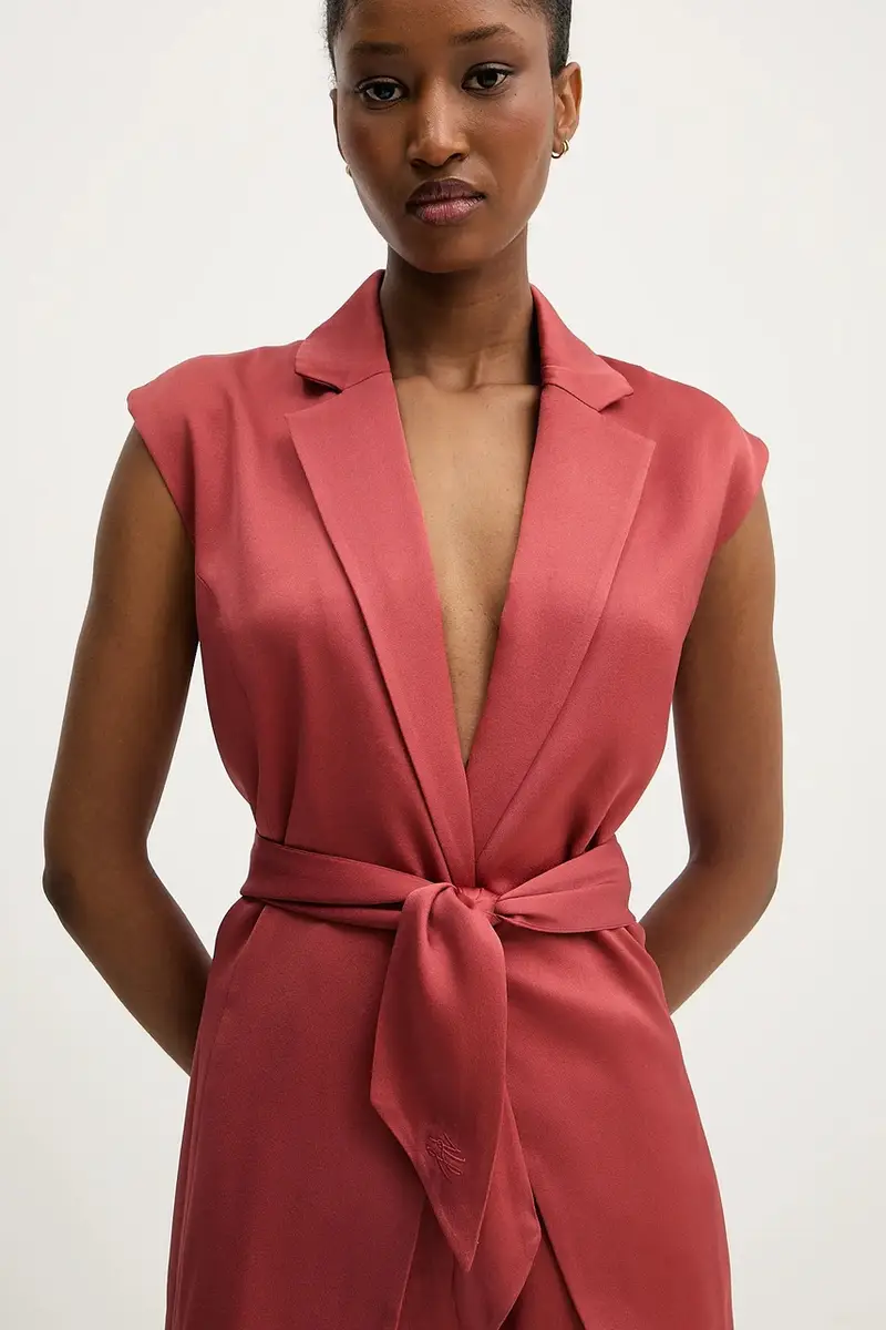 gilet colore rosso A3W14043 Arancione miniatura 4