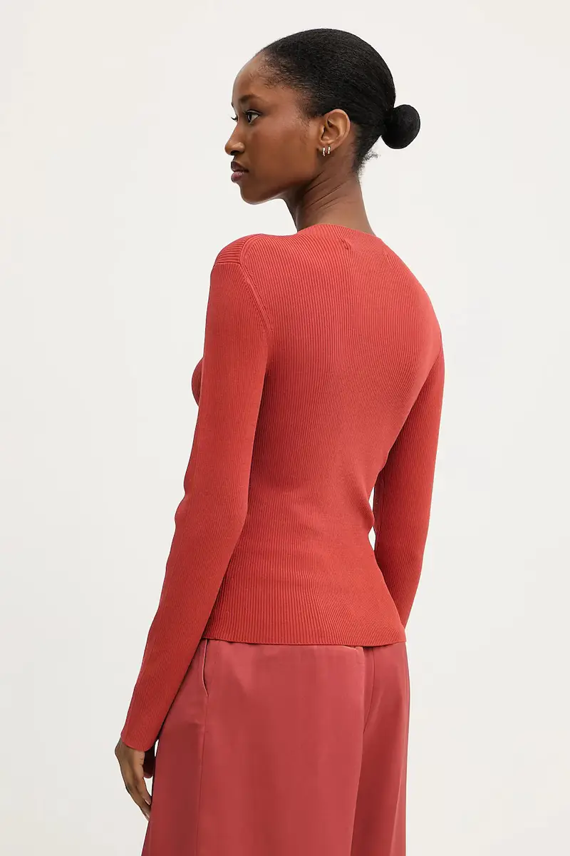 Karl Lagerfeld Gilet Donna Arancione 3120425 miniatura 3