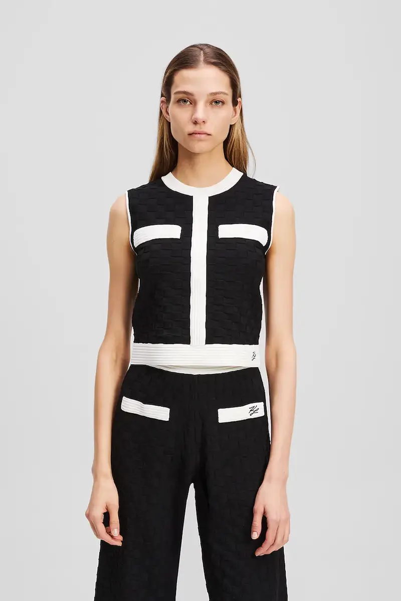 Karl Lagerfeld Gilet Donna Nero 2890020