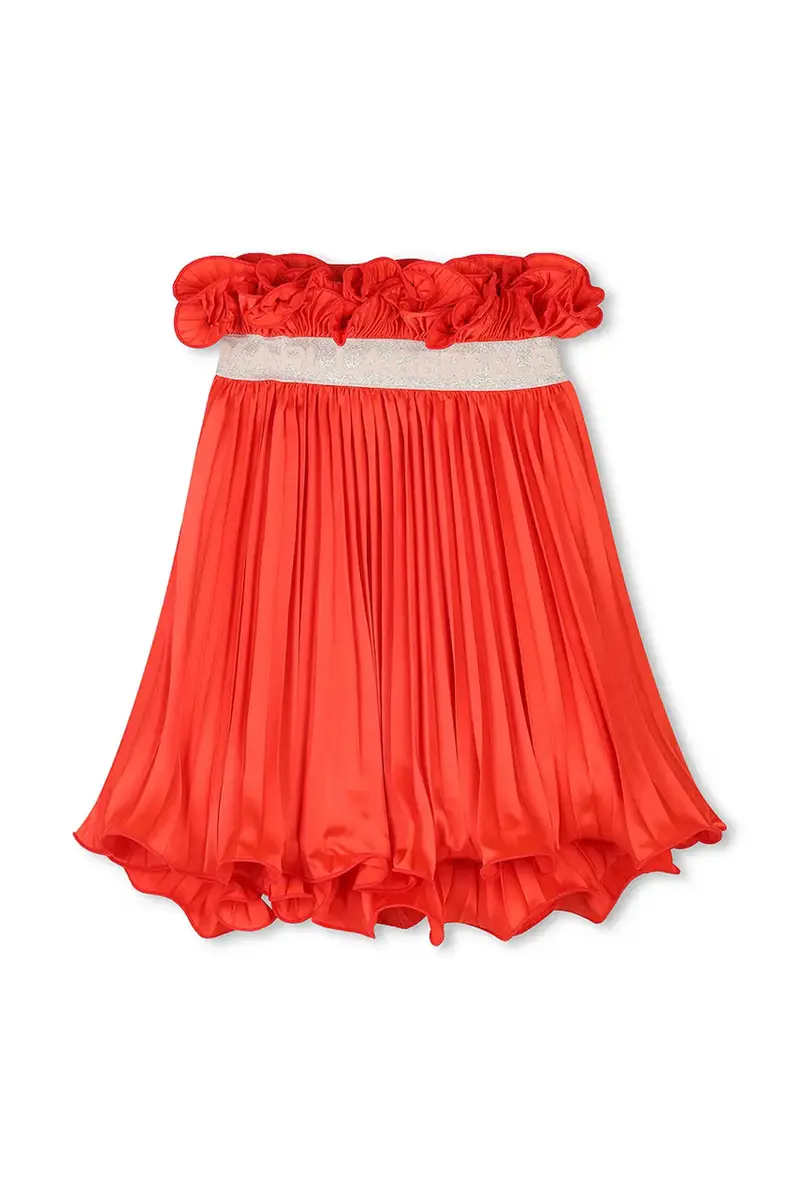 gonna bambina colore arancione Z30475 miniatura 2