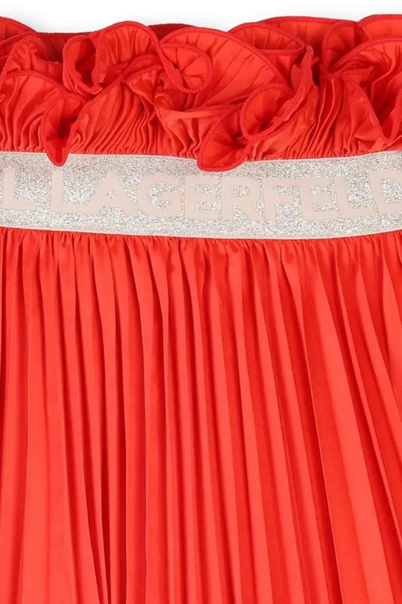 gonna bambina colore arancione Z30475 miniatura 4