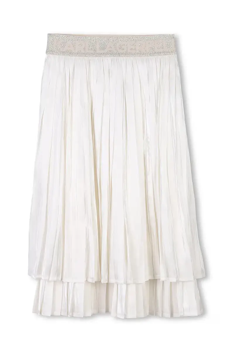 gonna bambina colore beige Z30478 miniatura 2