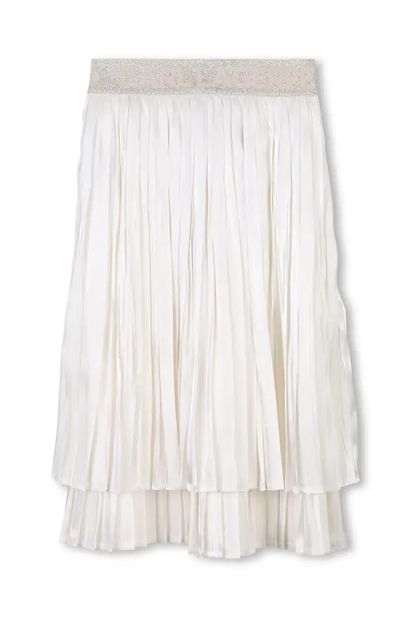 gonna bambina colore beige Z30478 miniatura 3