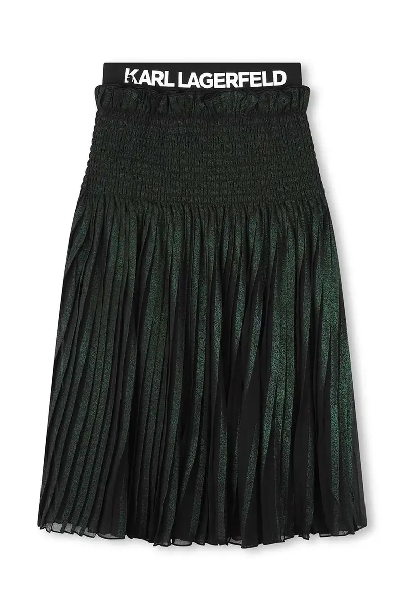 gonna bambina Verde miniatura 2