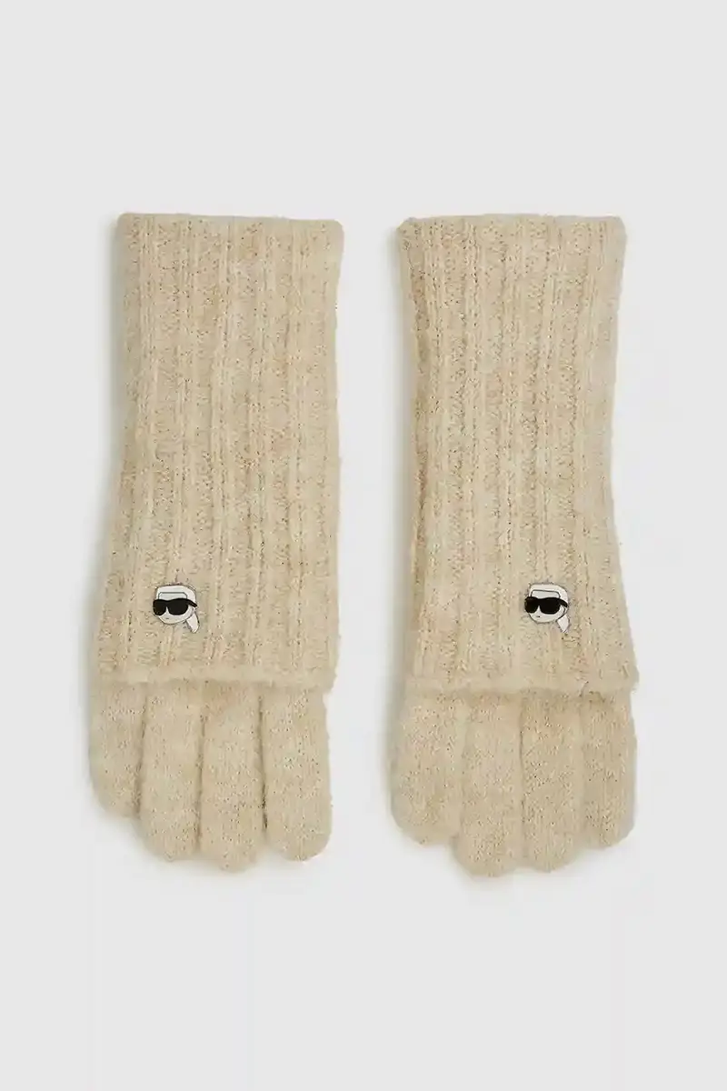 Karl Lagerfeld Guanti Donna Beige 3242707