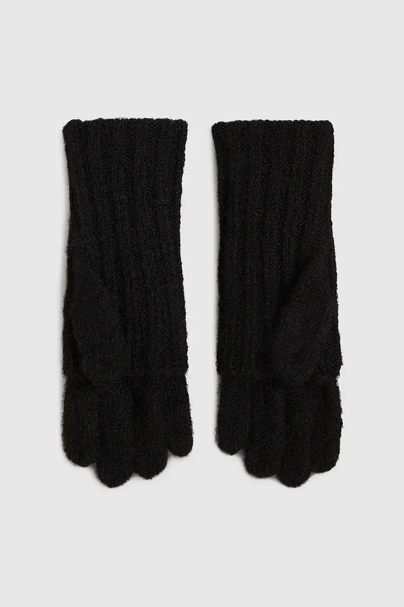 Karl Lagerfeld Guanti Donna Nero 3275940 miniatura 2