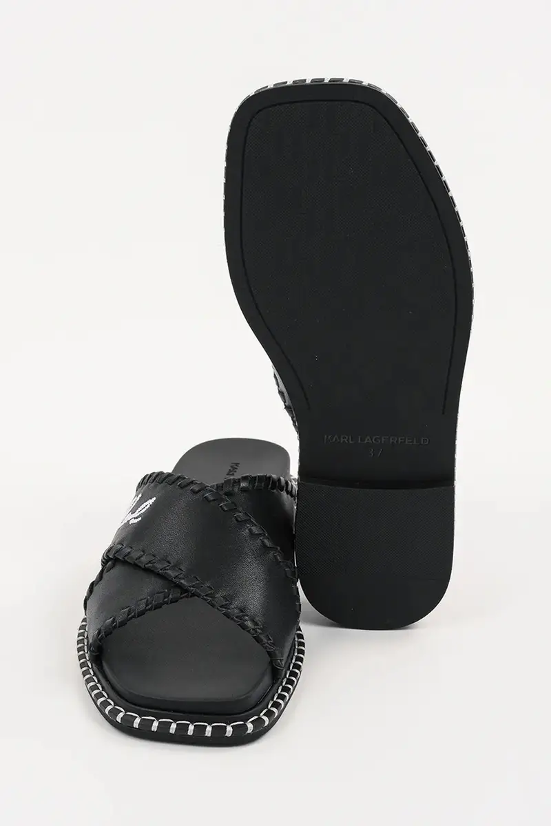 infradito in pelle KLEO donna colore nero KL81372 miniatura 5