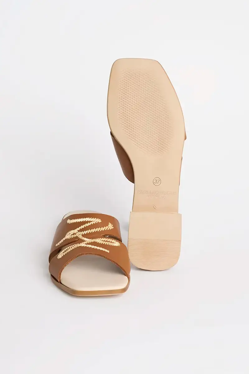 infradito in pelle PETALO donna colore marrone KL80772 miniatura 5